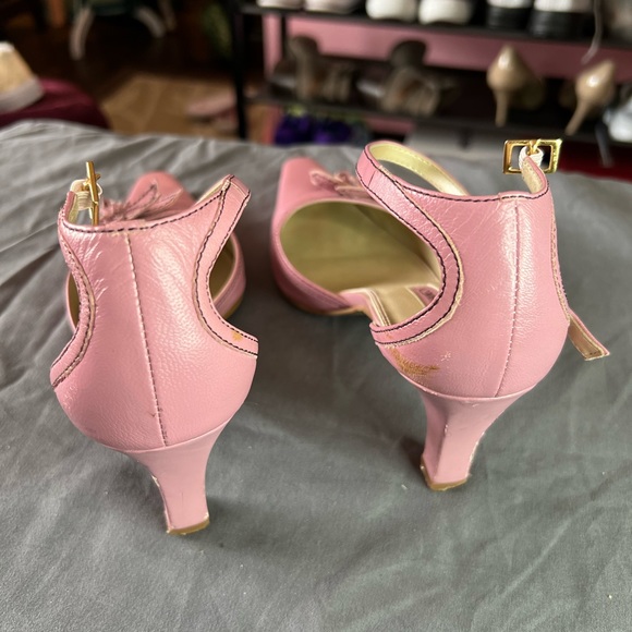 Hillard and Hanson Bouquet Pink Leather Size 7 - Picture 3 of 9
